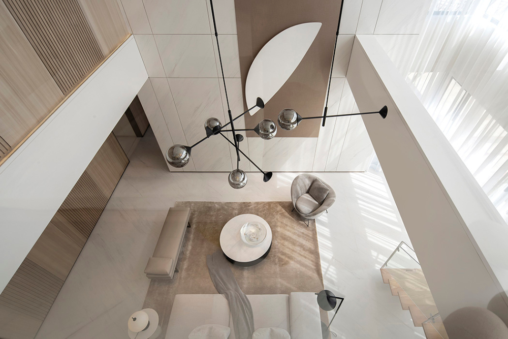 輕奢素雅風格室內(nèi)家裝案例效果圖-客廳 輕奢素雅風格室內(nèi)家裝案例效果圖-客廳