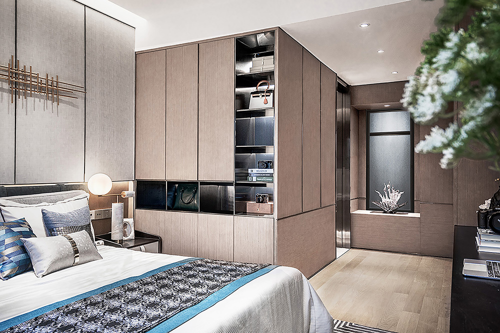 輕奢風格室內裝修效果圖-江南萬達廣場三居158平米-臥室 輕奢風格室內裝修效果圖-江南萬達廣場三居158平米-臥室