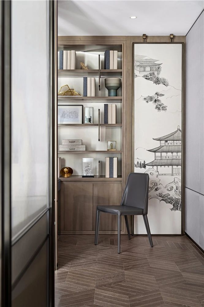 新中式風格室內(nèi)設計家裝案例-書房 新中式風格室內(nèi)設計家裝案例-書房