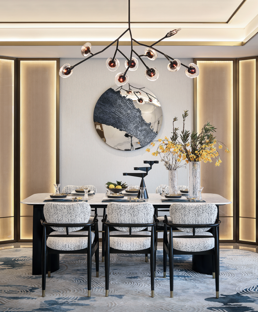 新中式風格室內設計家裝案例-餐廳 新中式風格室內設計家裝案例-餐廳