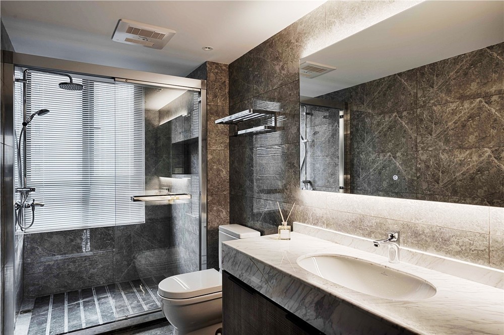 現代簡約風格室內家裝案例效果圖-衛生間 現代簡約風格室內家裝案例效果圖-衛生間