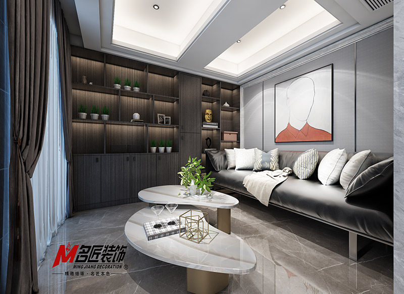 金城君悅四居236平米北歐風(fēng)格裝修案例-二樓休息室 金城君悅四居236平米北歐風(fēng)格裝修案例-二樓休息室