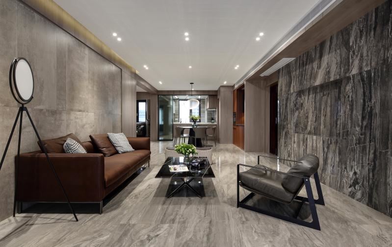 佛山市方直·瓏湖灣現代簡約風格四居室裝修案例