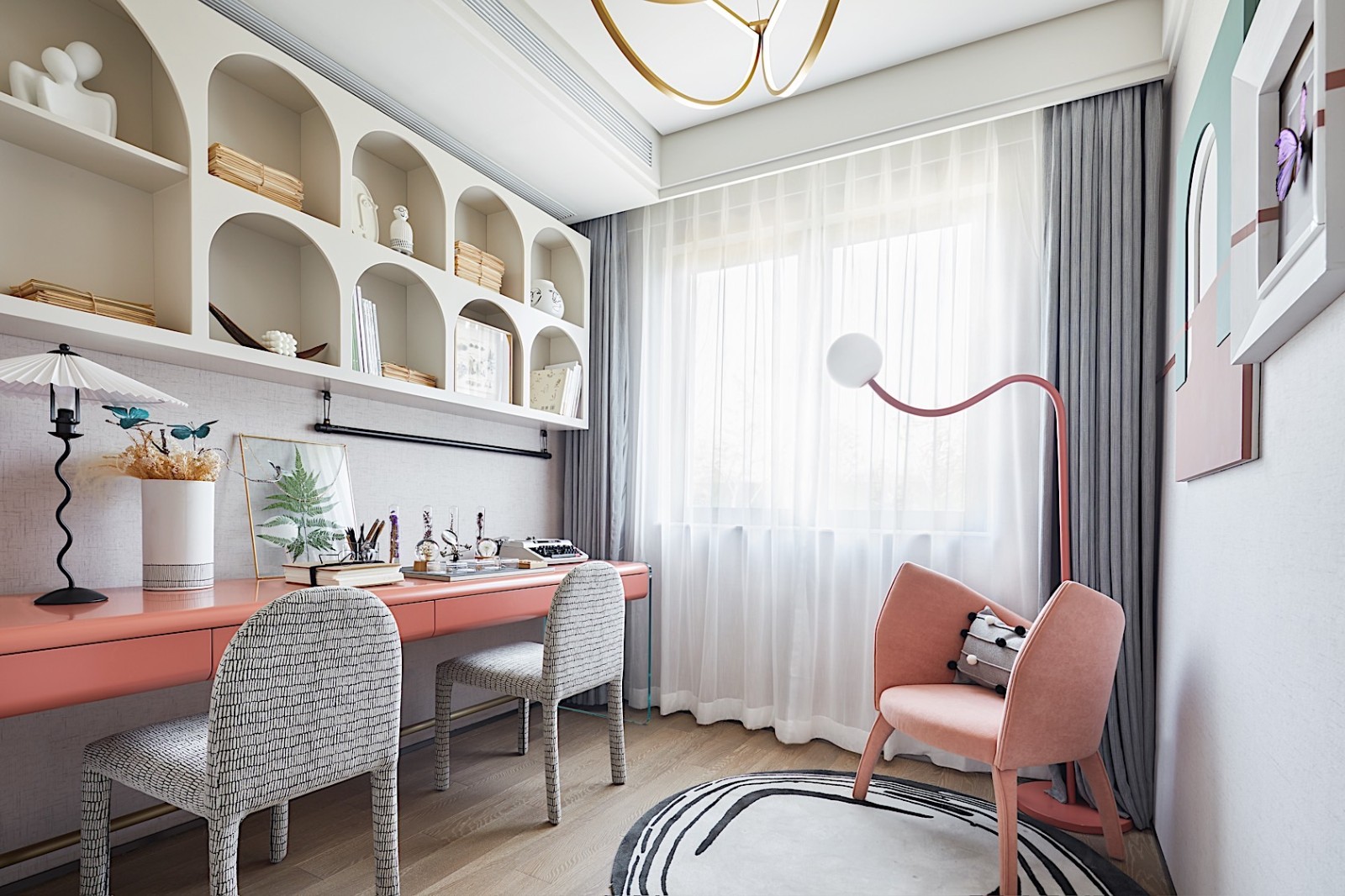 輕奢高雅風格室內設計家裝案例-梳妝臺 輕奢高雅風格室內設計家裝案例-梳妝臺