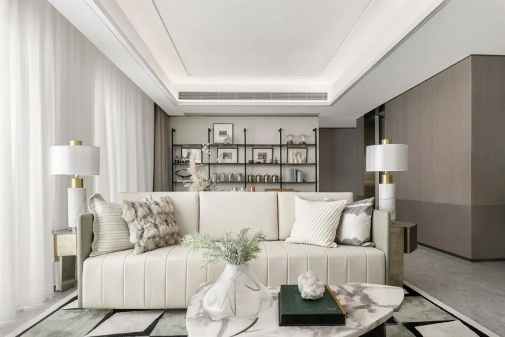 佛山市君御海城現代簡約風格三居室裝修案例