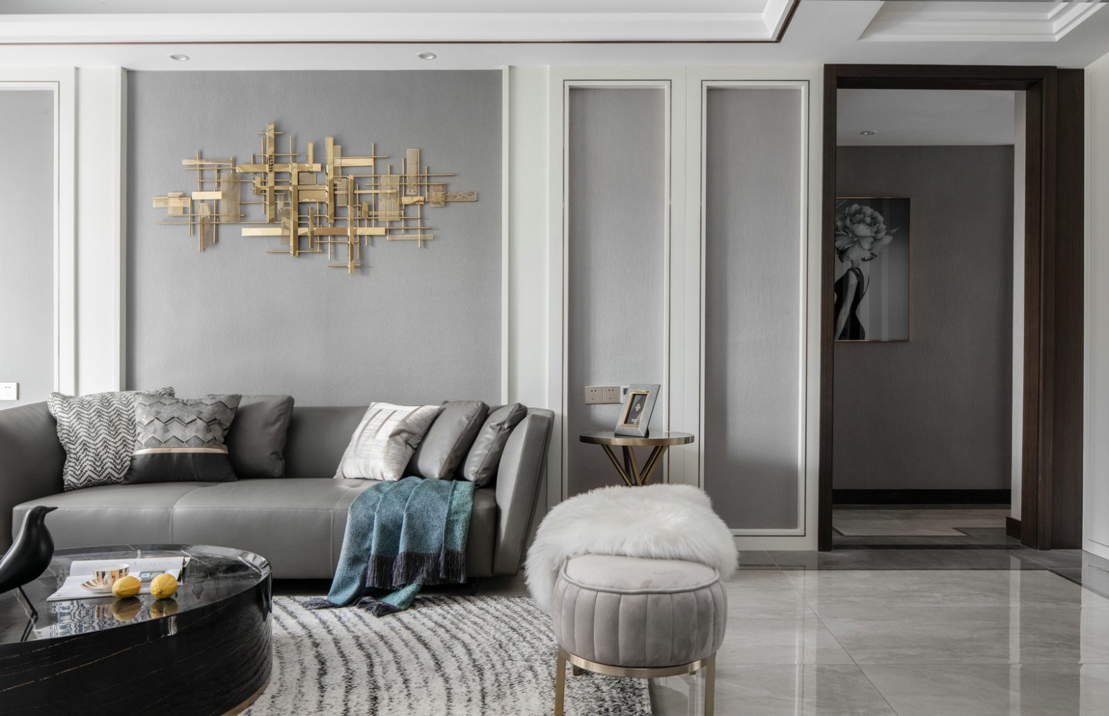 現代歐式風格家裝設計室內裝修效果圖-客廳 現代歐式風格家裝設計室內裝修效果圖-客廳