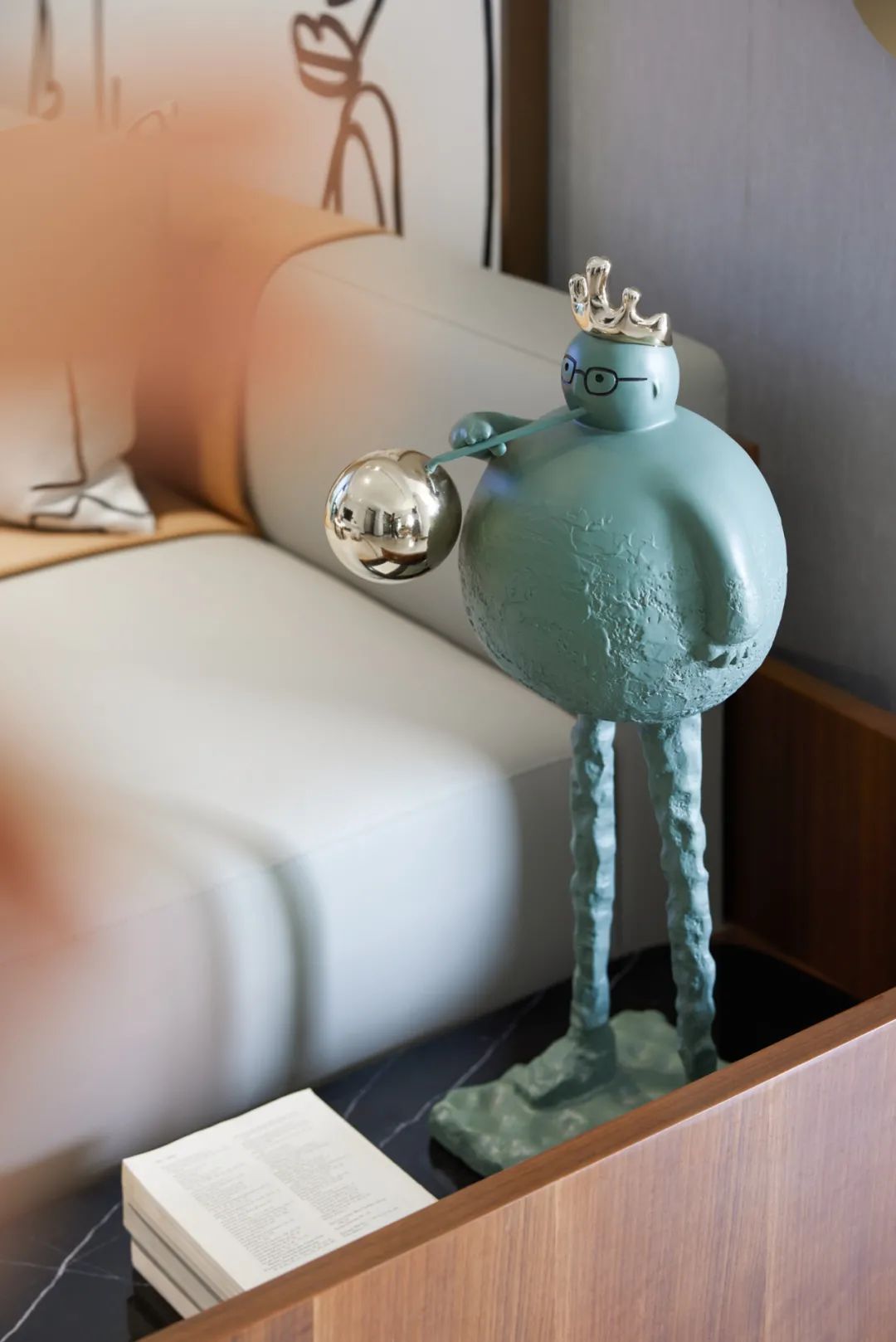 現代輕奢風格室內設計家裝案例-客廳擺設 現代輕奢風格室內設計家裝案例-客廳擺設