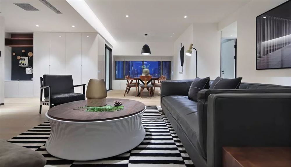 佛山市越秀星匯瀚府北歐風格三居室裝修案例