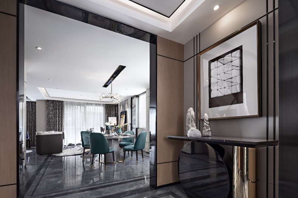 新中式風格別墅室內設計家裝案例-餐廳 新中式風格別墅室內設計家裝案例-餐廳