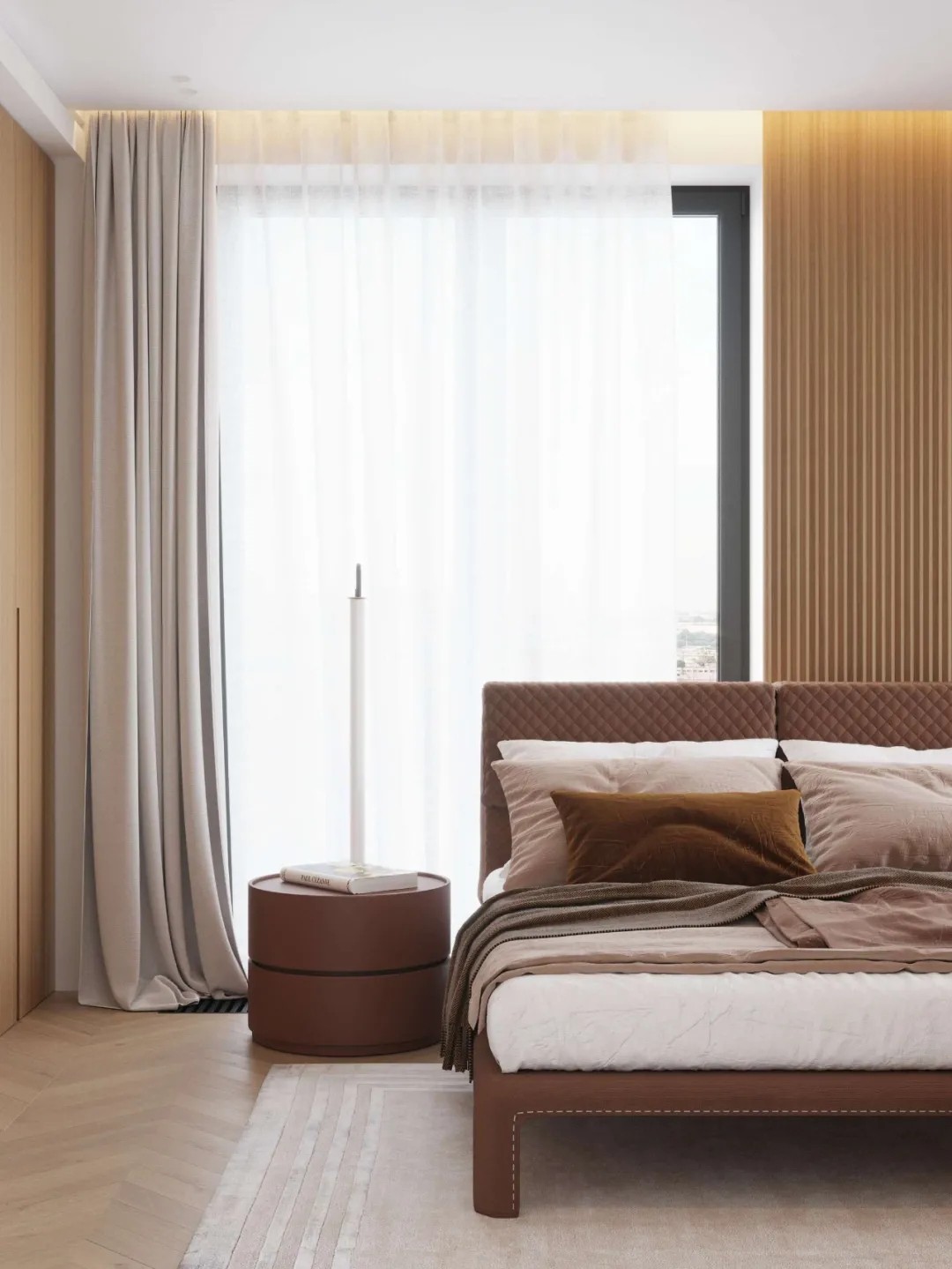 現(xiàn)代簡約風格家裝設計室內裝修效果圖-主臥 現(xiàn)代簡約風格家裝設計室內裝修效果圖-主臥