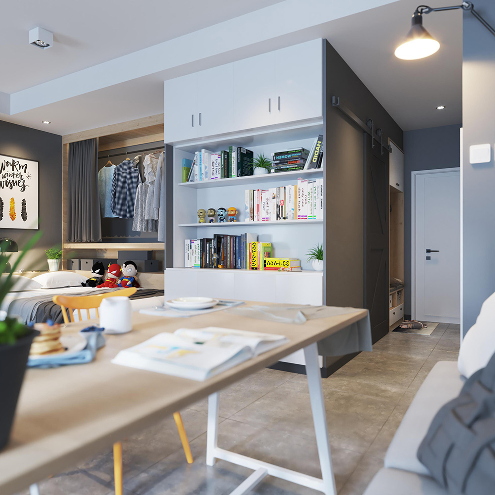 現(xiàn)代風(fēng)格公寓裝修設(shè)計(jì)效果圖-客廳 現(xiàn)代風(fēng)格公寓裝修設(shè)計(jì)效果圖-客廳