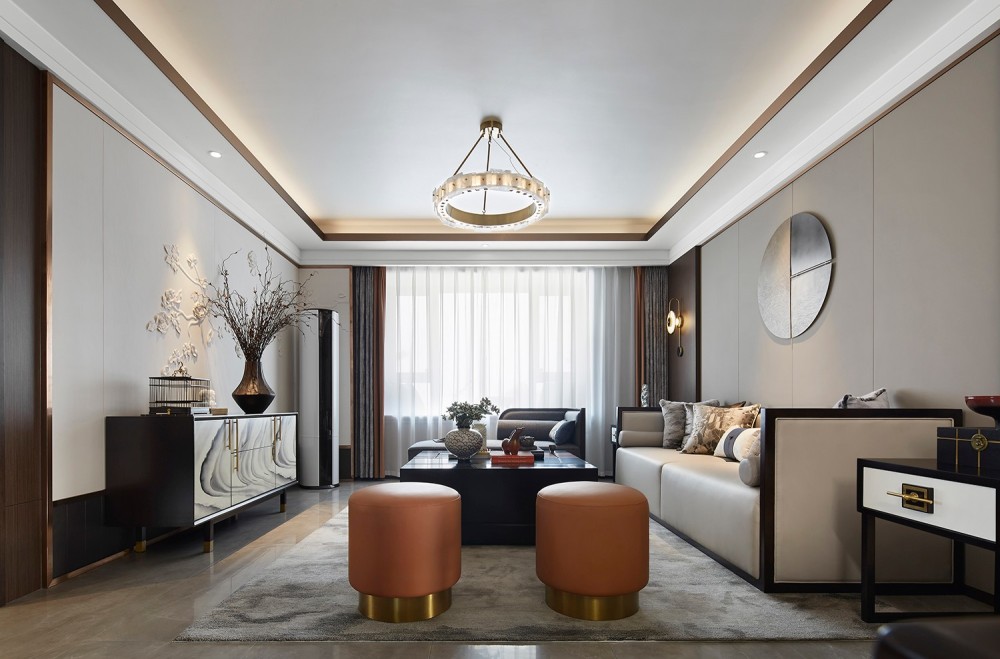 新中式風格室內設計家裝案例-客廳 新中式風格室內設計家裝案例-客廳