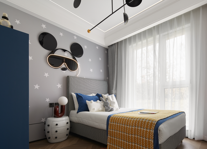 現代摩登風格室內設計家裝案例-兒童房 現代摩登風格室內設計家裝案例-兒童房