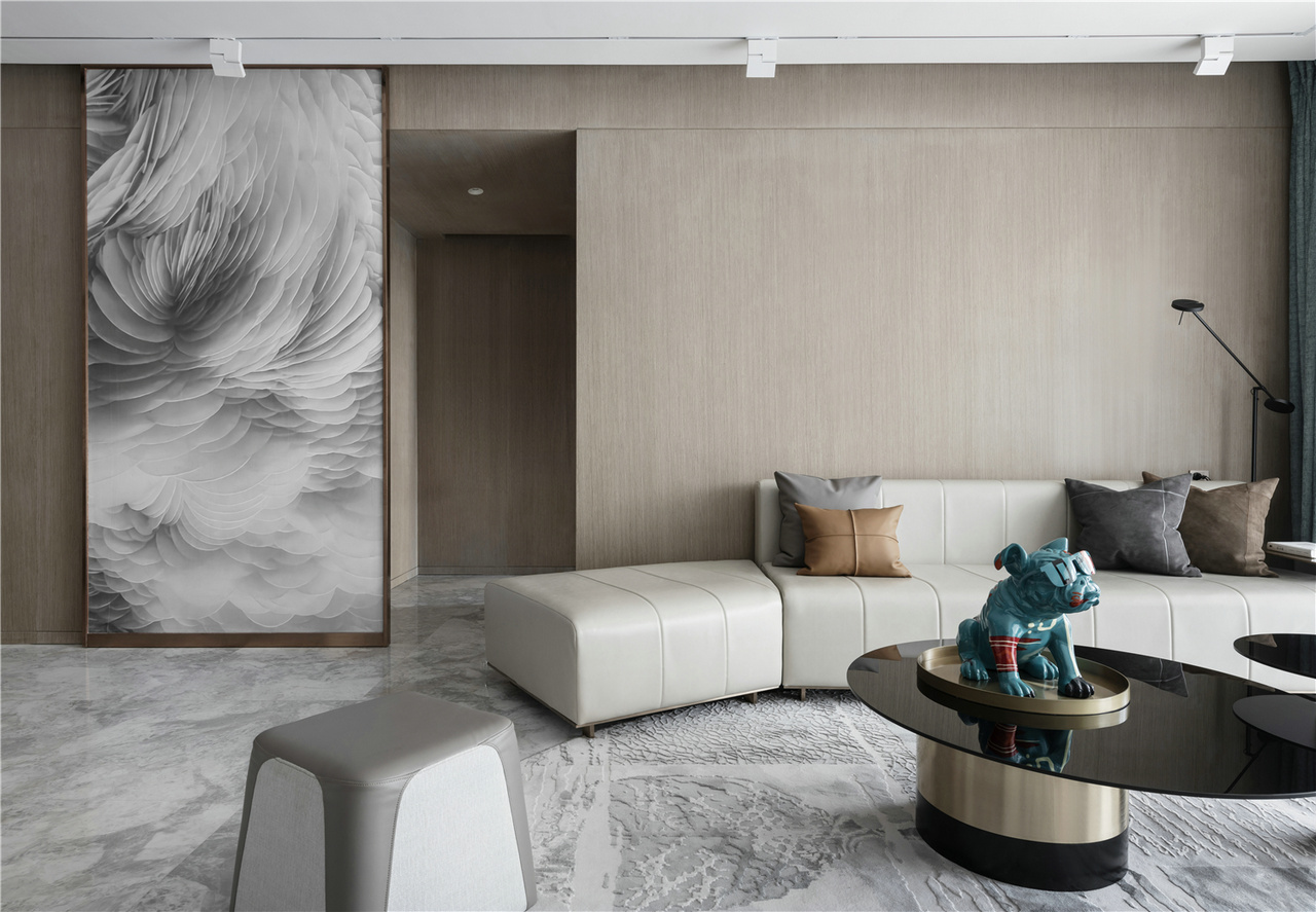 現代簡約風格室內設計家裝案例-客廳背景墻 現代簡約風格室內設計家裝案例-客廳背景墻