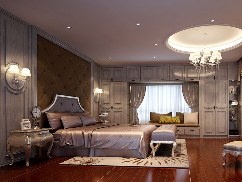 佛山市方直·瓏湖灣歐式風格別墅裝修案例