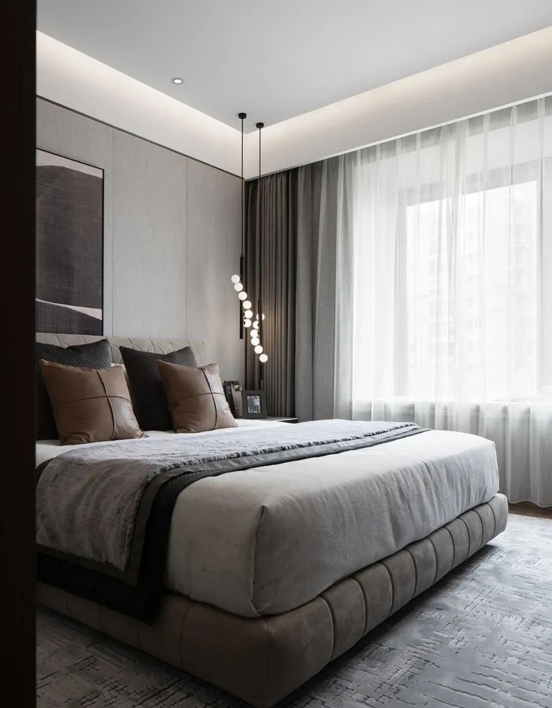 現代簡約風格室內設計家裝案例-臥室 現代簡約風格室內設計家裝案例-臥室