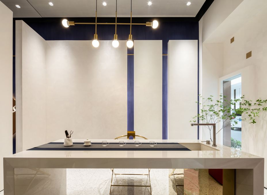 江門市恩平錦江花城輕奢風格三居室裝修案例