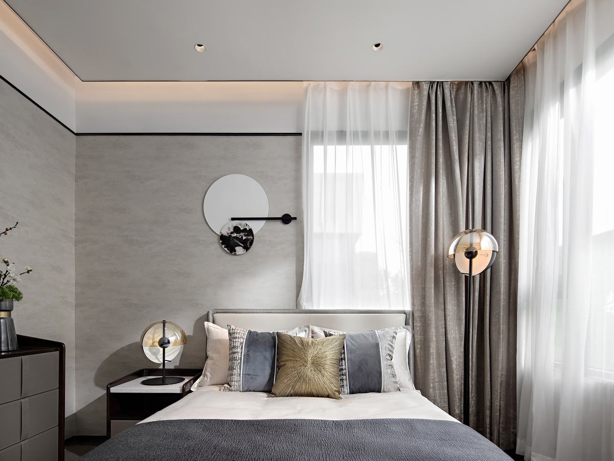 新中式風格室內(nèi)設計家裝案例-次臥 新中式風格室內(nèi)設計家裝案例-次臥