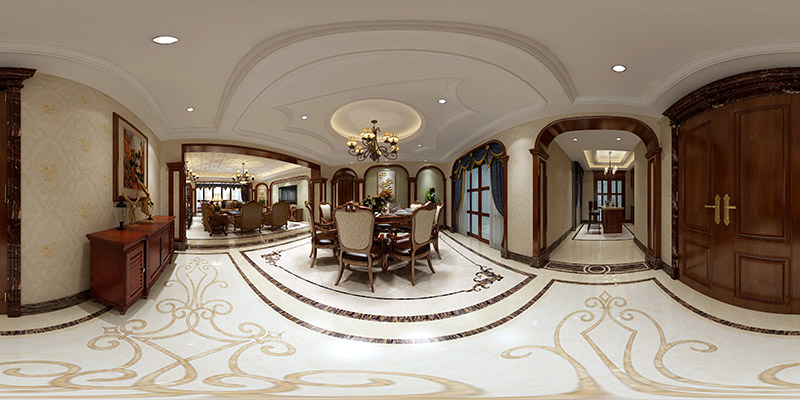 蘭喬圣菲五居大宅320平米現(xiàn)代簡(jiǎn)約風(fēng)格裝修案例-餐廳 蘭喬圣菲五居大宅320平米現(xiàn)代簡(jiǎn)約風(fēng)格裝修案例-餐廳