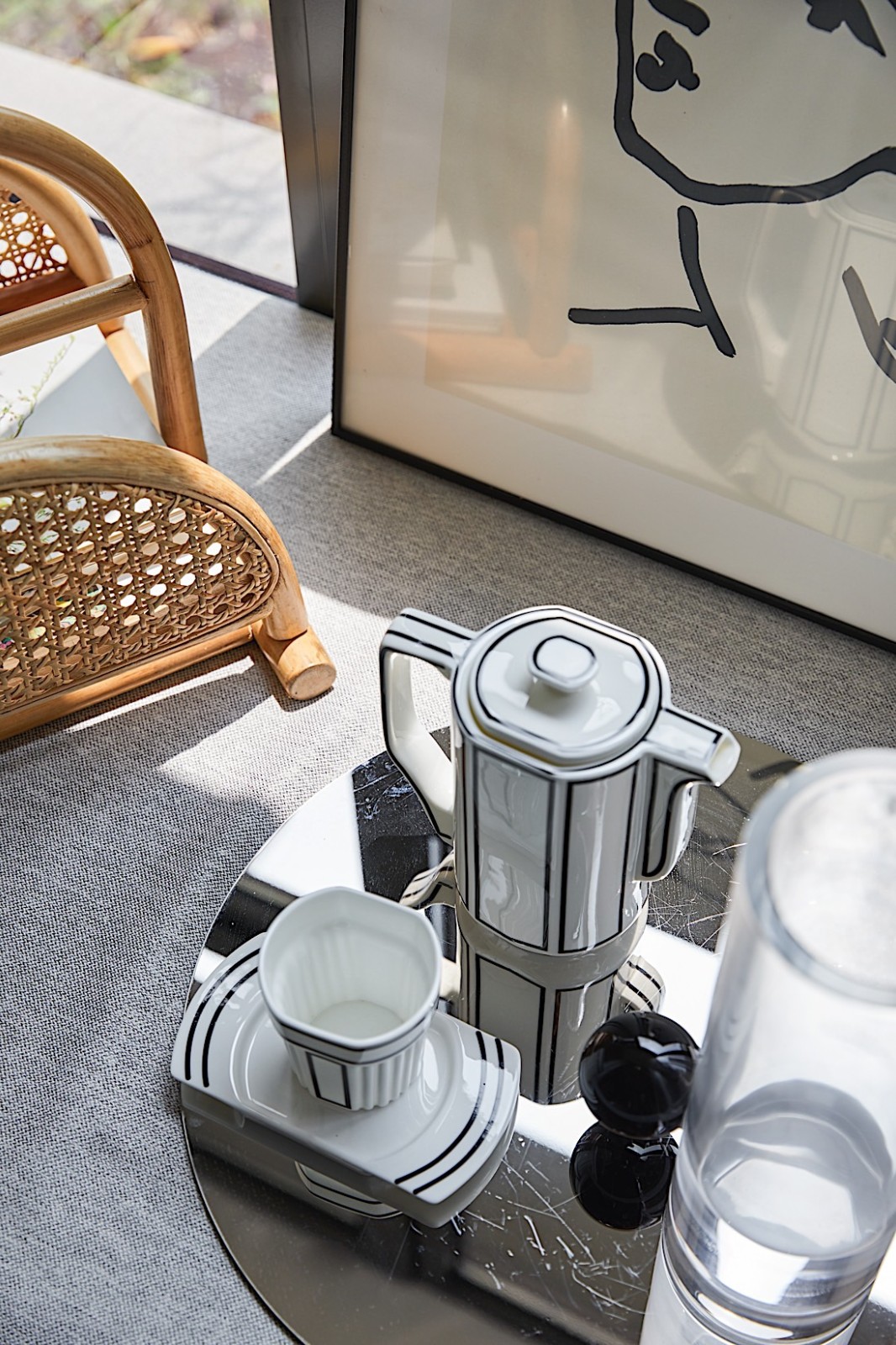 輕奢高雅風格室內設計家裝案例-客廳茶幾 輕奢高雅風格室內設計家裝案例-客廳茶幾