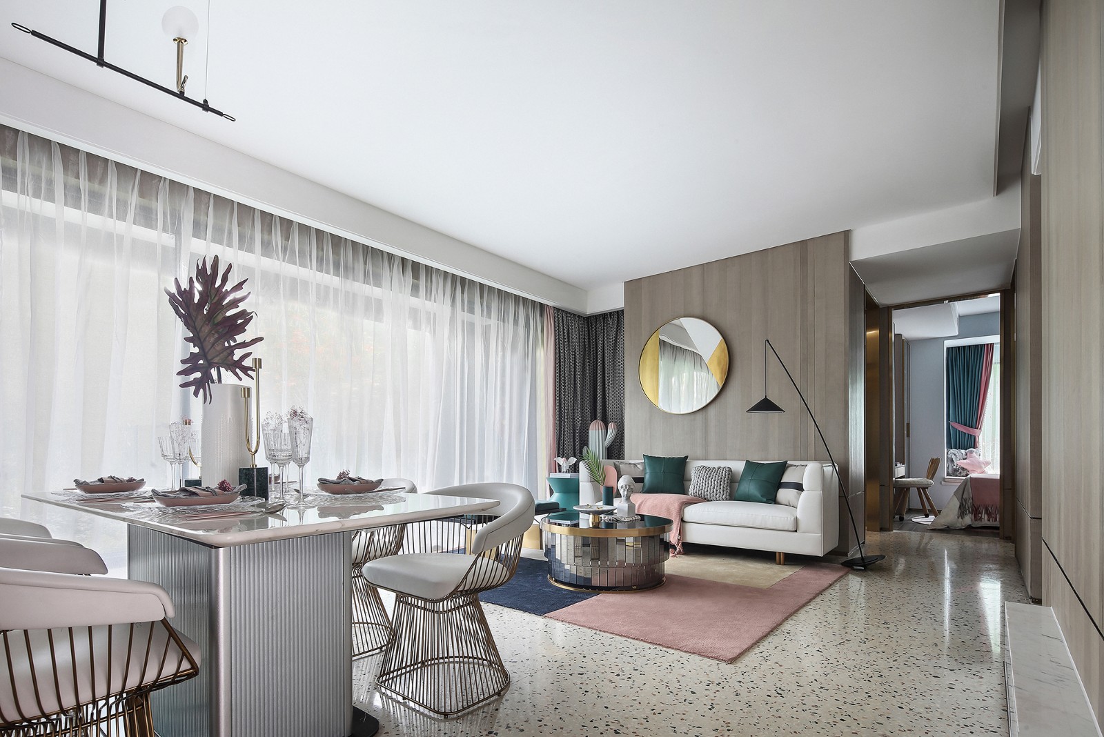 現(xiàn)代北歐風格室內(nèi)設(shè)計家裝案例-客餐廳 現(xiàn)代北歐風格室內(nèi)設(shè)計家裝案例-客餐廳