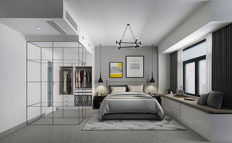 邦泰鉑仕公館三居97平米北歐風格裝修案例-臥室 邦泰鉑仕公館三居97平米北歐風格裝修案例-臥室