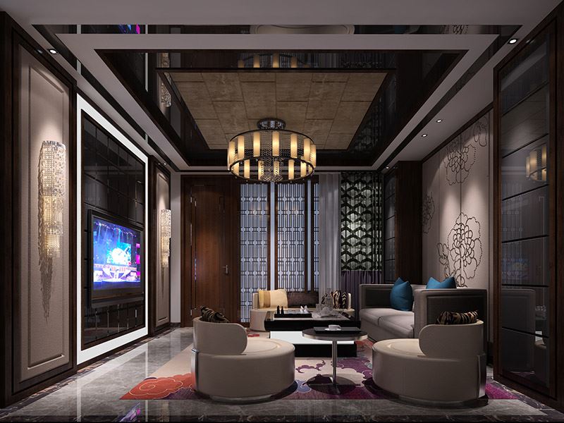 佛山市綠地熙江廣場新古典風格別墅裝修案例