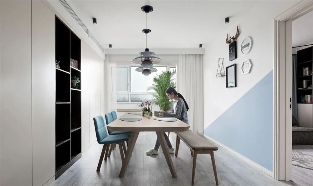 廣州市中海譽城北歐風格三居室裝修案例