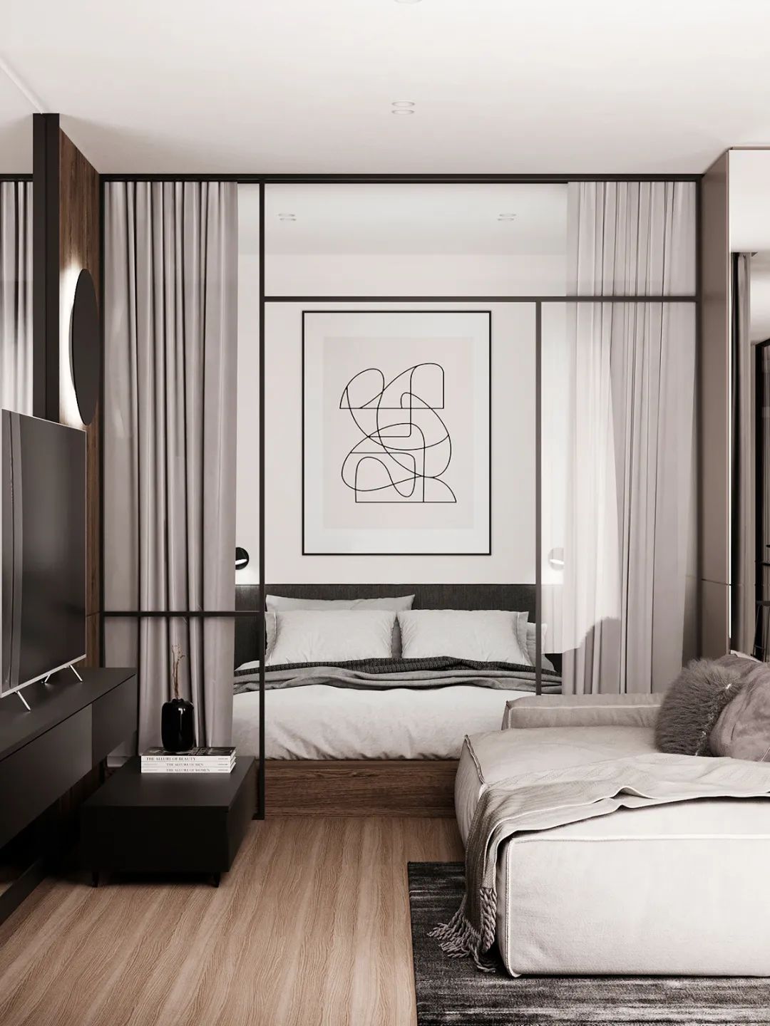 裝修案例現(xiàn)代簡(jiǎn)約風(fēng)格室內(nèi)裝修效果圖-客廳 裝修案例現(xiàn)代簡(jiǎn)約風(fēng)格室內(nèi)裝修效果圖-客廳