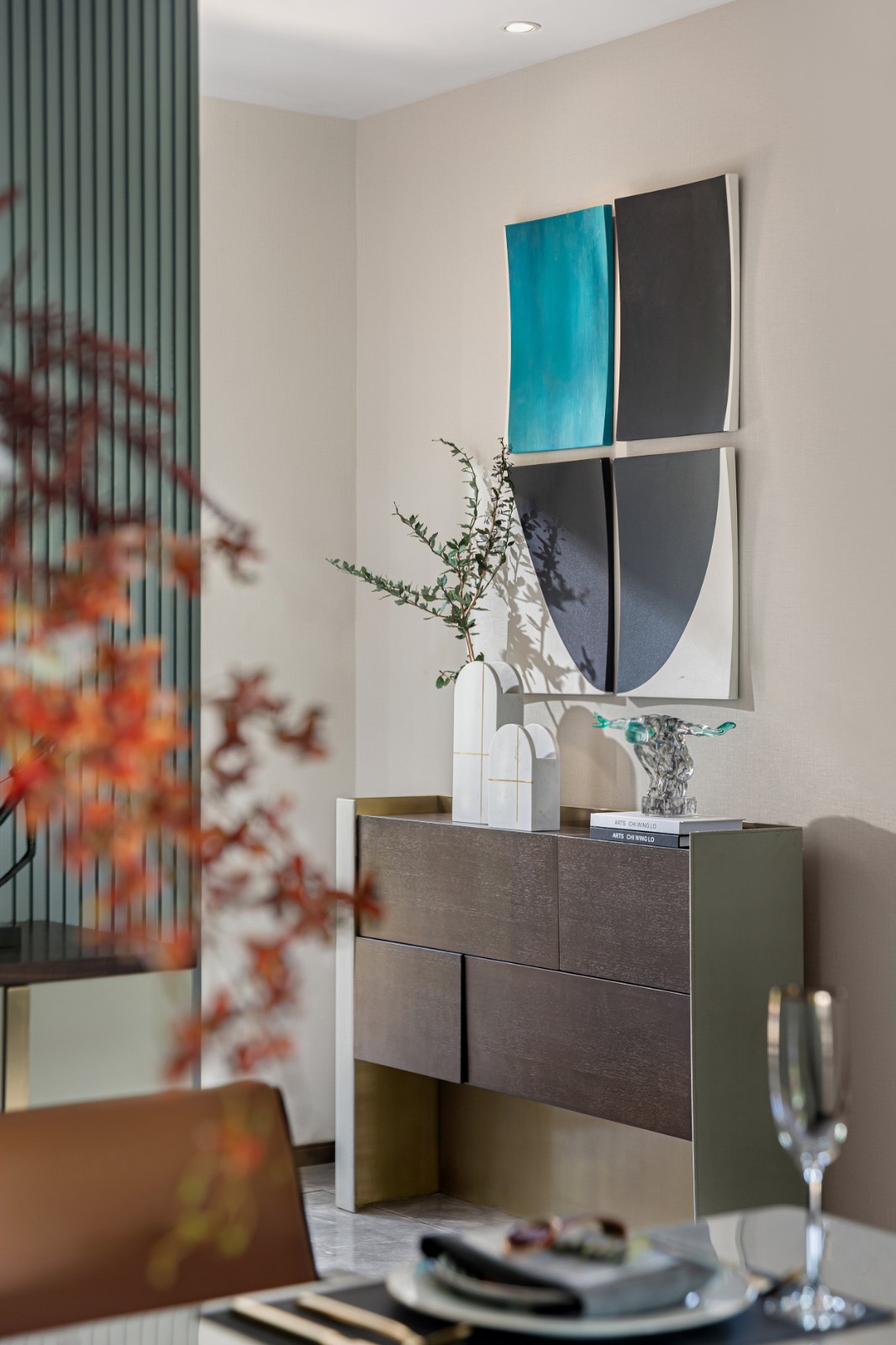 現(xiàn)代輕奢風(fēng)格室內(nèi)設(shè)計家裝案例-玄關(guān) 現(xiàn)代輕奢風(fēng)格室內(nèi)設(shè)計家裝案例-玄關(guān)