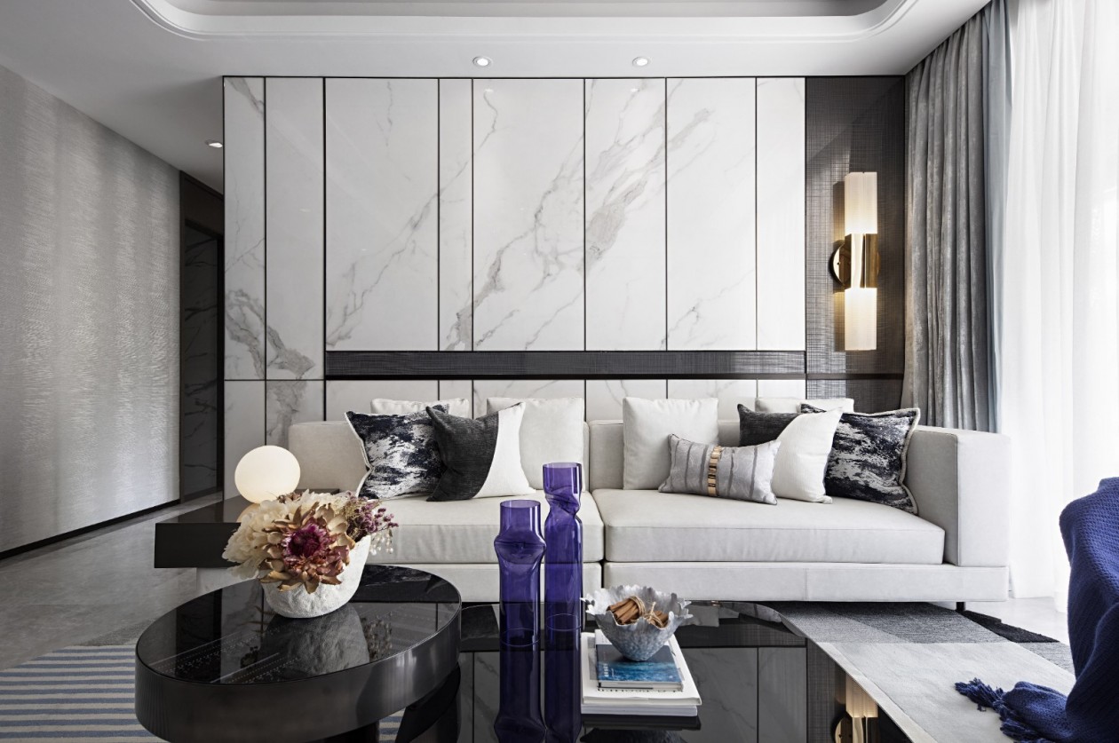 現代簡約風格室內設計家裝案例-客廳沙發 現代簡約風格室內設計家裝案例-客廳沙發