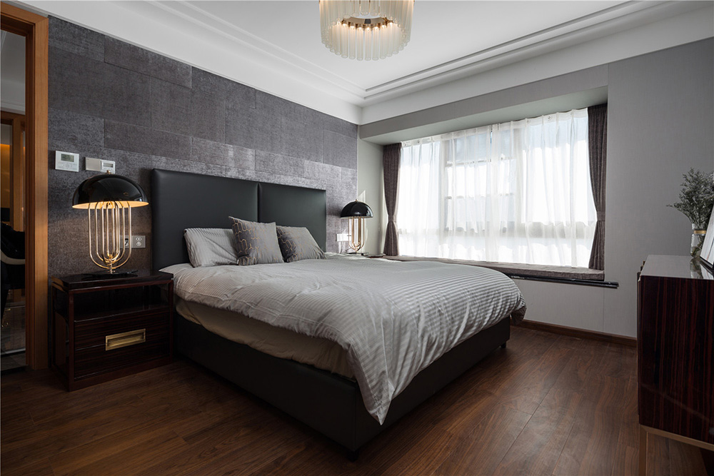 國悅九曲灣三居160平米輕奢風格室內(nèi)裝修案例-臥室 國悅九曲灣三居160平米輕奢風格室內(nèi)裝修案例-臥室