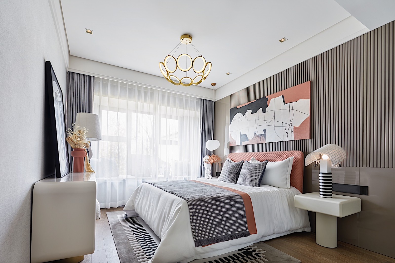 輕奢高雅風格室內設計家裝案例-臥室 輕奢高雅風格室內設計家裝案例-臥室