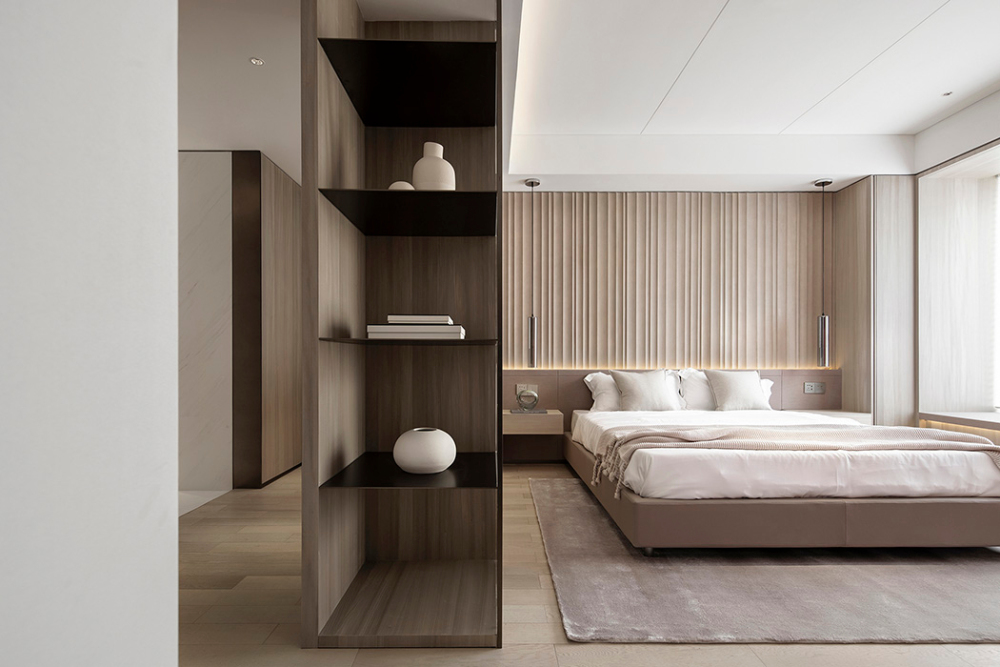 輕奢素雅風格室內(nèi)家裝案例效果圖-臥室 輕奢素雅風格室內(nèi)家裝案例效果圖-臥室