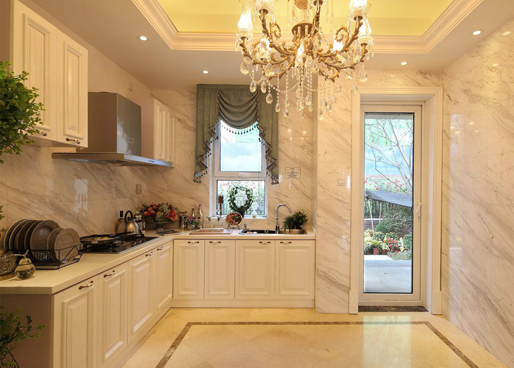 銀億上尚城別墅350平米美式鄉村風格裝修案例-廚房 銀億上尚城別墅350平米美式鄉村風格裝修案例-廚房