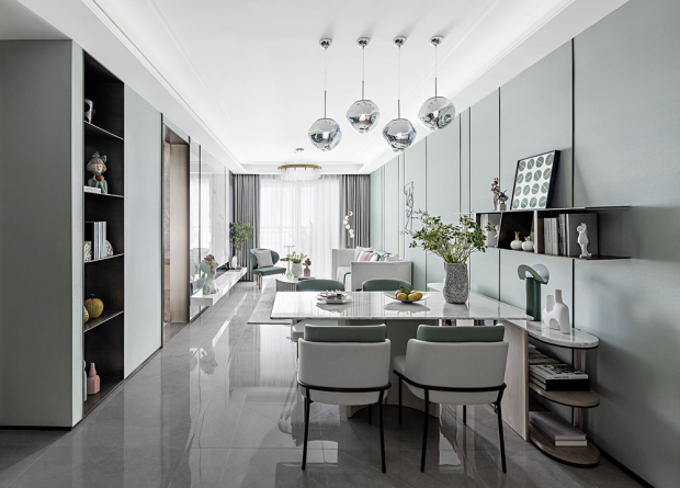 簡歐輕奢風格室內設計家裝案例-餐廳 簡歐輕奢風格室內設計家裝案例-餐廳