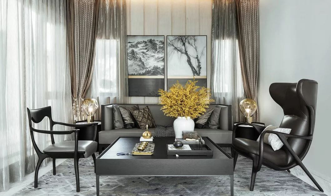 新中式風格家裝設計室內裝修效果圖-沙發(fā)茶幾 新中式風格家裝設計室內裝修效果圖-沙發(fā)茶幾