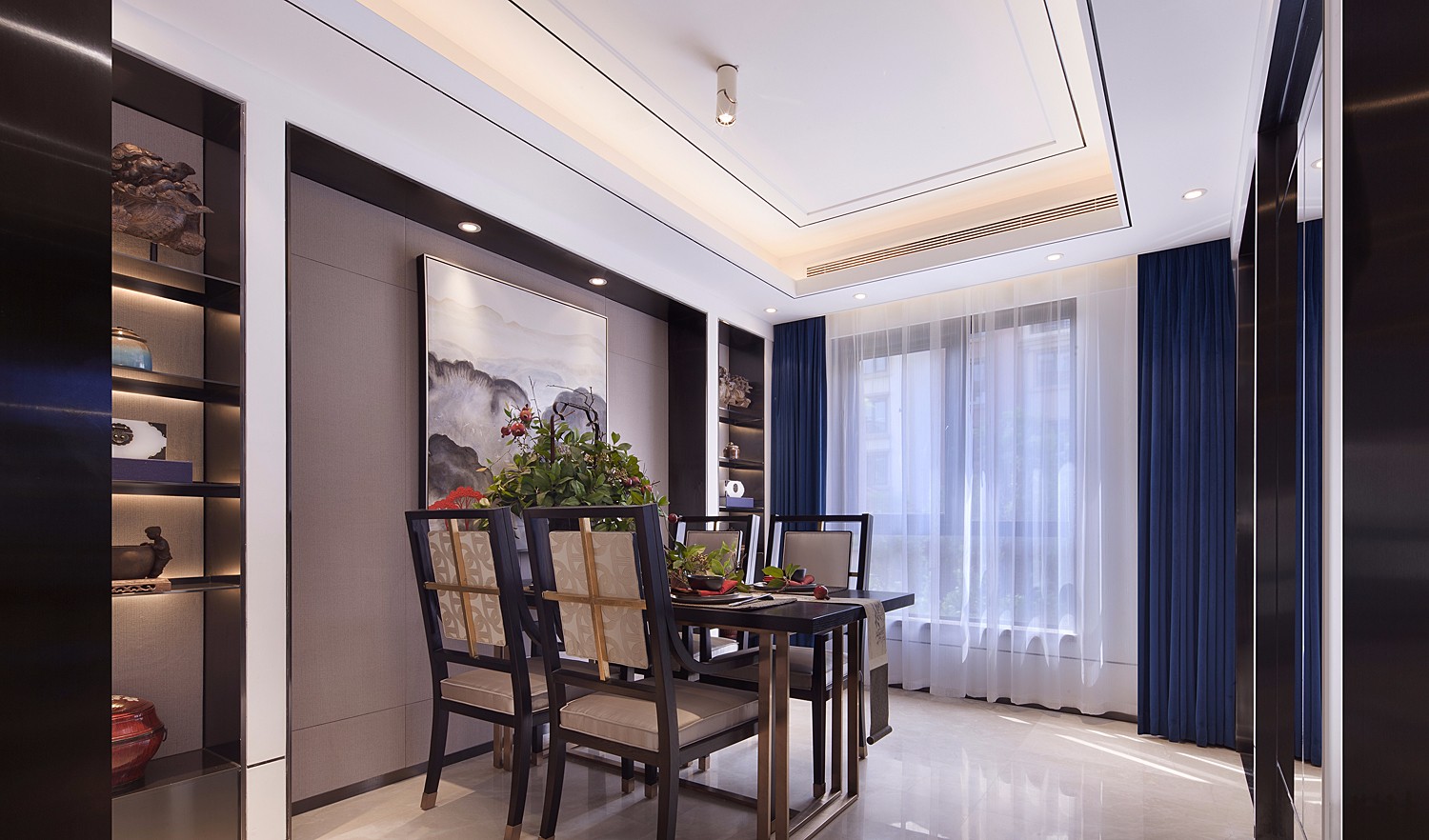 新中式風格室內設計家裝案例-餐廳 新中式風格室內設計家裝案例-餐廳