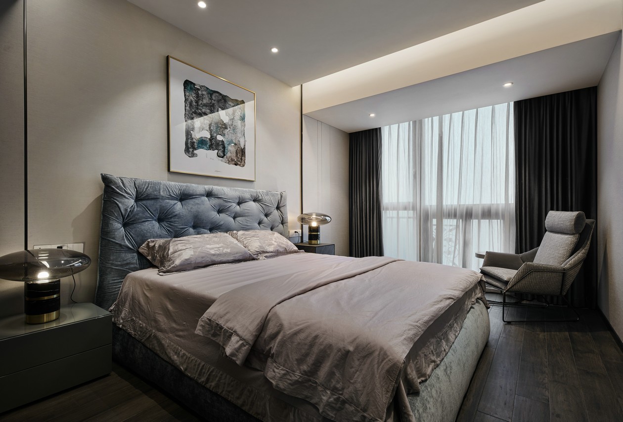 現(xiàn)代簡(jiǎn)約風(fēng)格家裝設(shè)計(jì)室內(nèi)裝修效果圖-臥室 現(xiàn)代簡(jiǎn)約風(fēng)格家裝設(shè)計(jì)室內(nèi)裝修效果圖-臥室