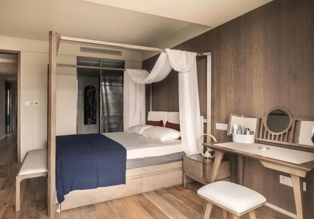 現代北歐風格室內家裝案例效果圖-主臥 現代北歐風格室內家裝案例效果圖-主臥