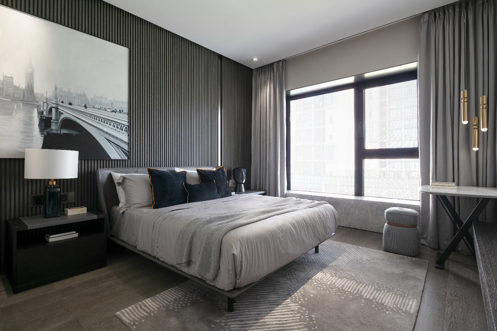 裝修公司輕奢風格室內(nèi)裝修效果圖-主臥 裝修公司輕奢風格室內(nèi)裝修效果圖-主臥