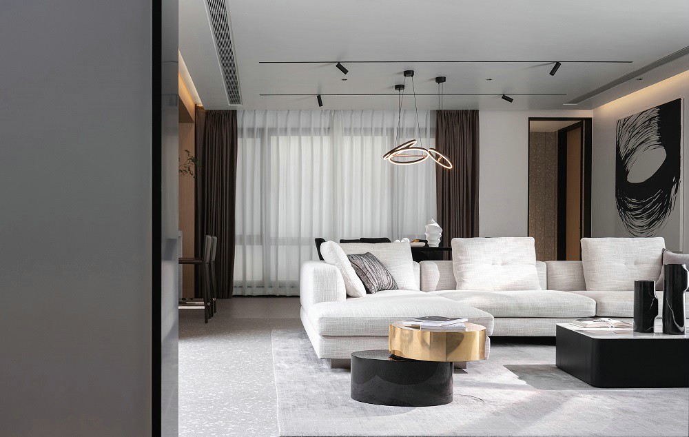 現代簡約風格室內設計家裝案例-客廳 現代簡約風格室內設計家裝案例-客廳