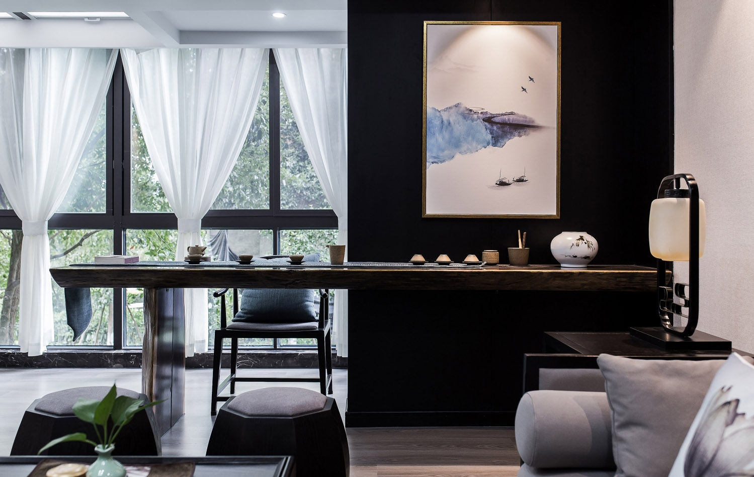 新中式風(fēng)格家裝設(shè)計(jì)室內(nèi)裝修效果圖-吧臺 新中式風(fēng)格家裝設(shè)計(jì)室內(nèi)裝修效果圖-吧臺