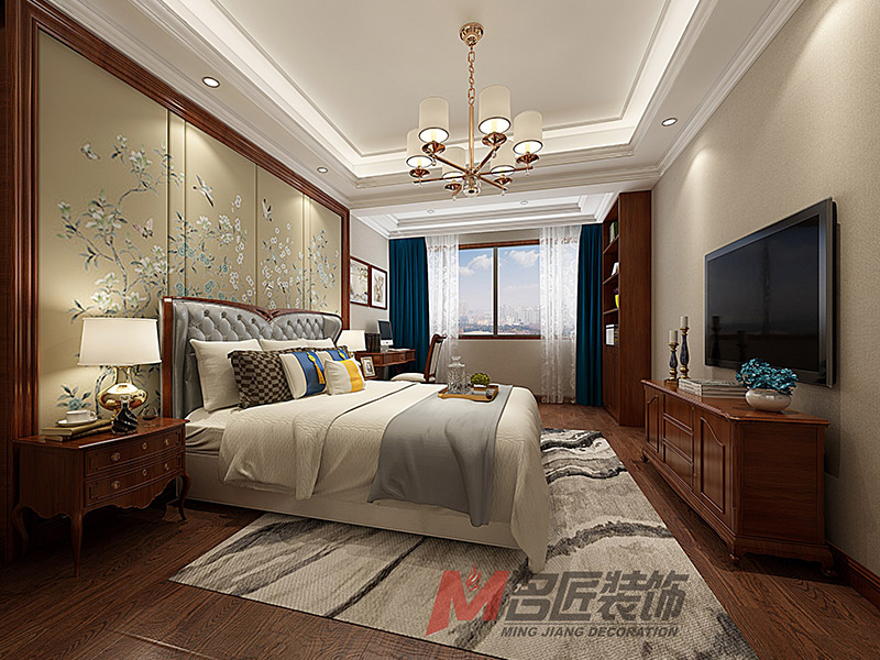 紅樓之星五居198平米美式風格裝修案例-客廳 紅樓之星五居198平米美式風格裝修案例-客廳