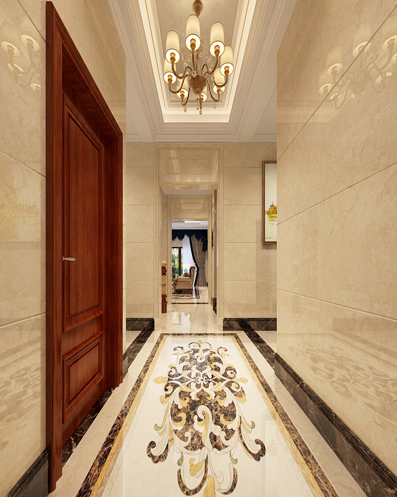 歐式風格別墅裝修設計效果圖-南海灣別墅四層500平米-別墅裝修設計走廊 歐式風格別墅裝修設計效果圖-南海灣別墅四層500平米-別墅裝修設計走廊