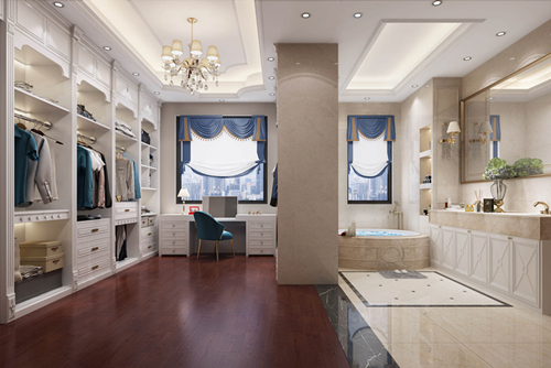 海口市白龍大廈歐式風(fēng)格別墅裝修案例