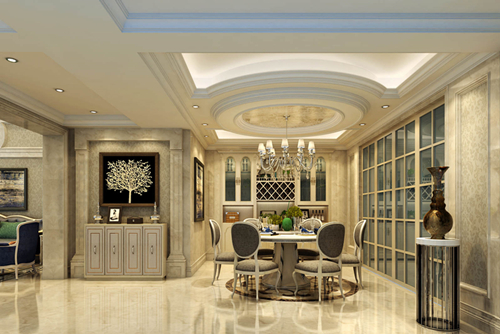 海口市都市森林歐式風格復式裝修案例