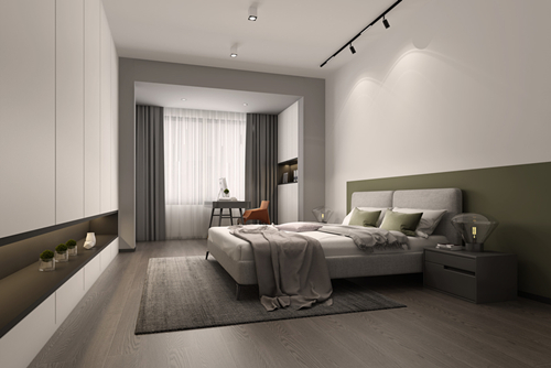 海口市成信景苑現代簡約風格三居室裝修案例