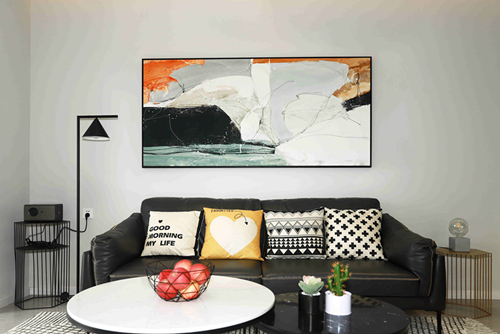 海口市現代花園現代簡約風格三居室裝修案例