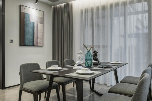 海口市綠城桃李春風現代風格別墅裝修案例